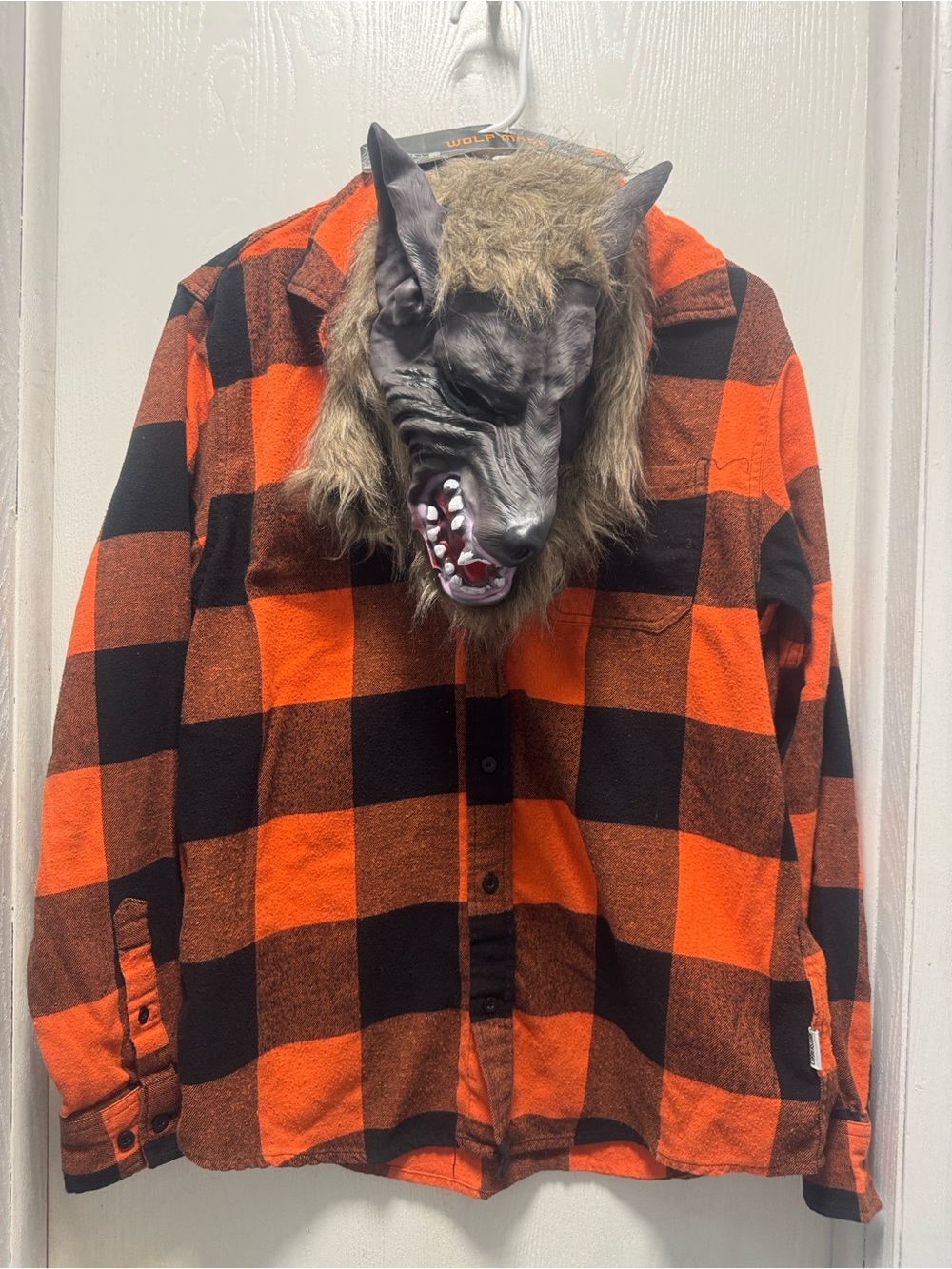 Men's Orange & Black Buffalo Plaid Vest - Classic Casual Layer